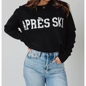 NEW PANACHE APPAREL apres ski sweater in black